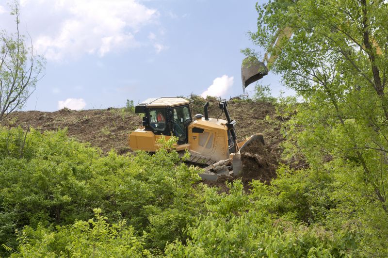 Bulldozer Clearing in Gwinnett County, GA