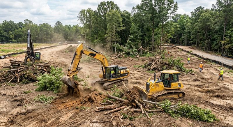 Commercial Property Clearing in Houston, TX