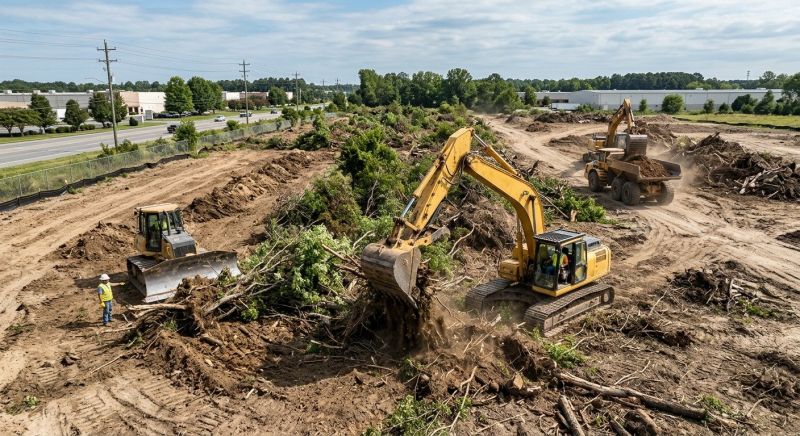 Commercial Site Clearing in Katy, TX