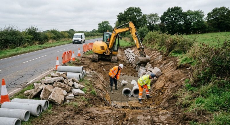 Construction Excavation in Houston, TX