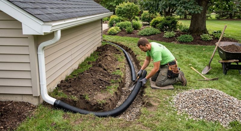 Drain Trenching in Houston, TX