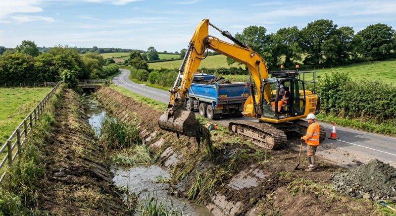 Drainage Ditch Excavation in Atlanta, GA