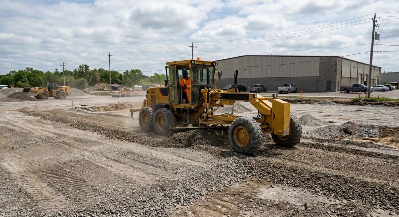Gravel Parking Lot Grading in Atlanta, GA