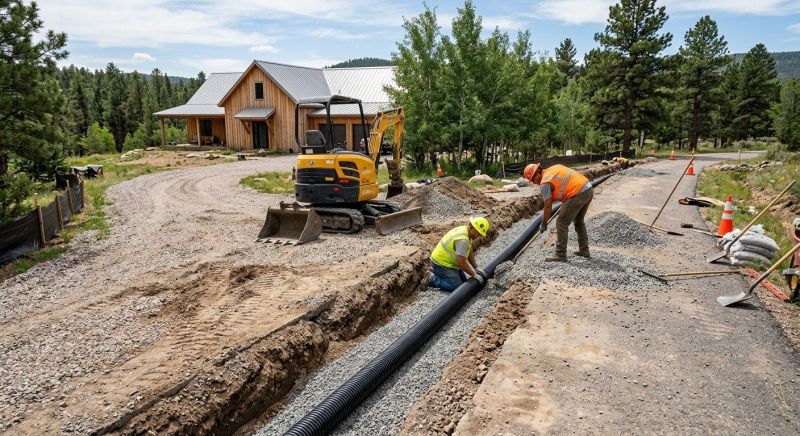 Irrigation Trenching in Houston, TX