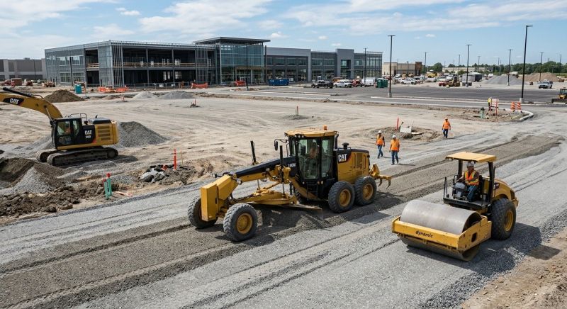 Parking Lot Excavation in Houston, TX