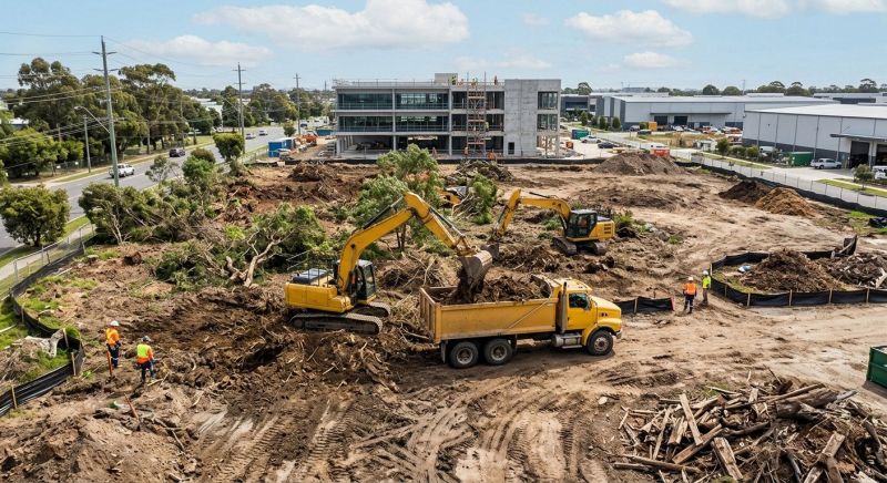 Parking Lot Land Clearing in Houston, TX