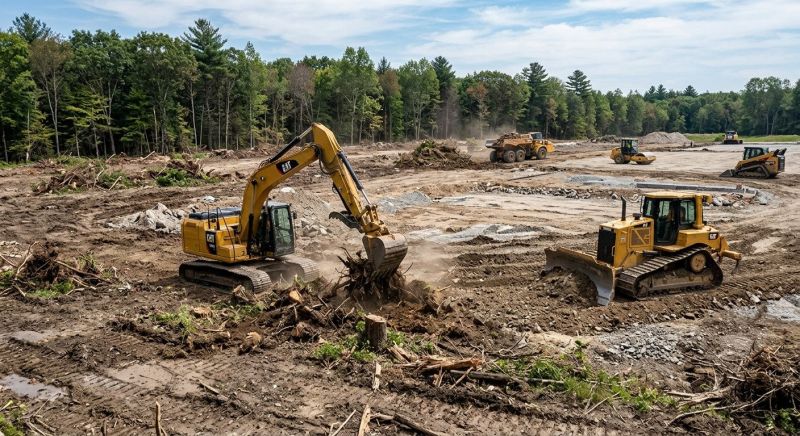 Parking Lot Land Clearing in Gwinnett County, GA