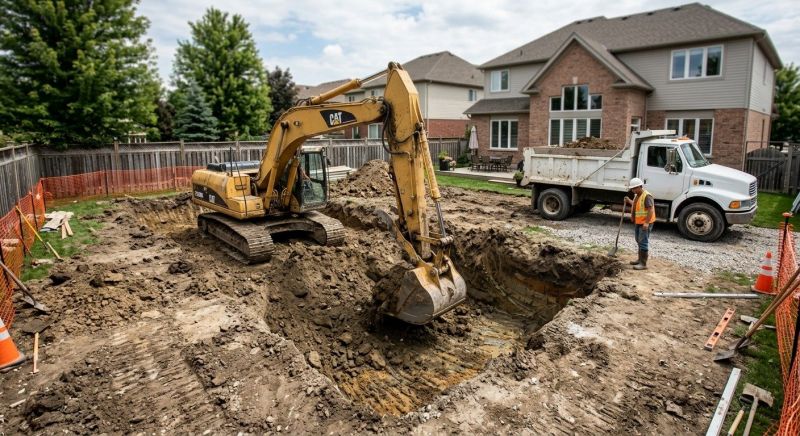Pool Excavation in Houston, TX