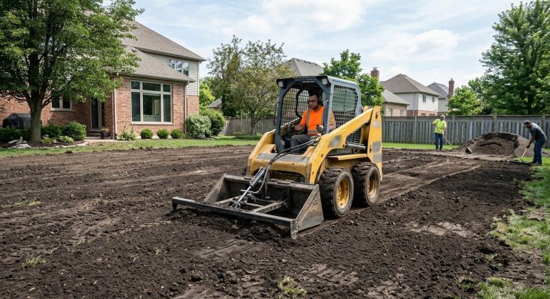 Site Leveling in Houston, TX