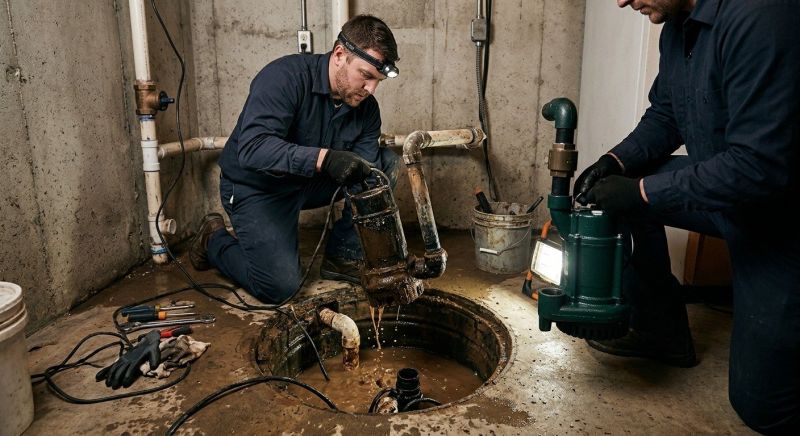 Sump Pump Installation in Boston, MA