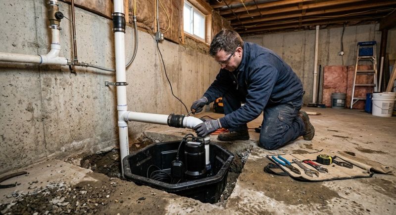 Sump Pump Plumbing in Framingham, MA