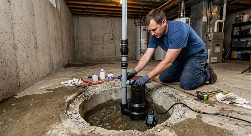 Sump Pump Relocation in Mobile, AL