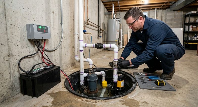 Sump Pump Relocation in Birmingham, AL