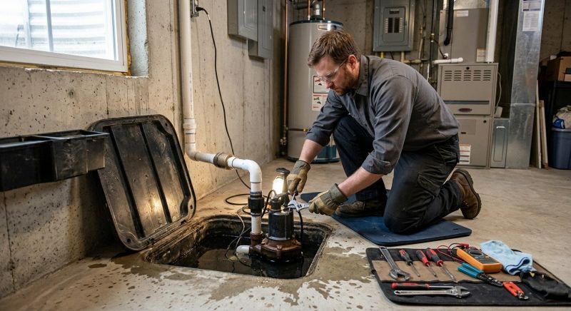 Sump Pump Relocation in Dothan, AL