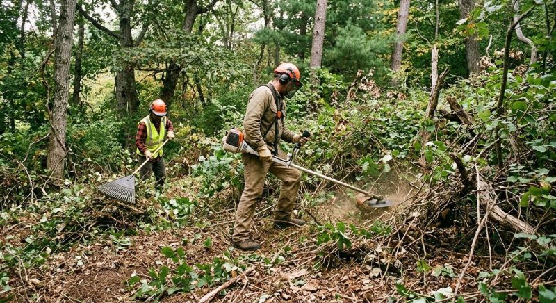 Underbrush Clearing in Cumming, GA