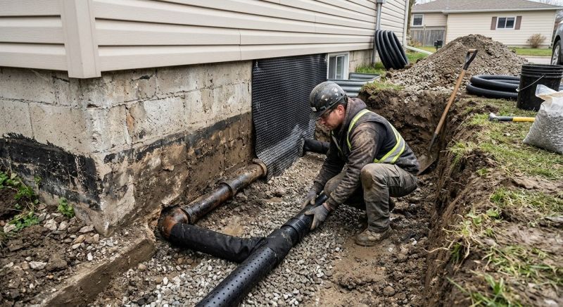 Weeping Tile Repair in Framingham, MA