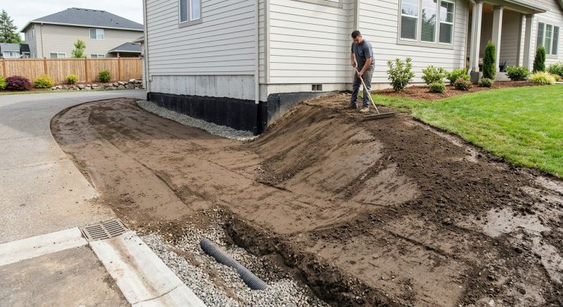 Yard Sloping in Atlanta, GA